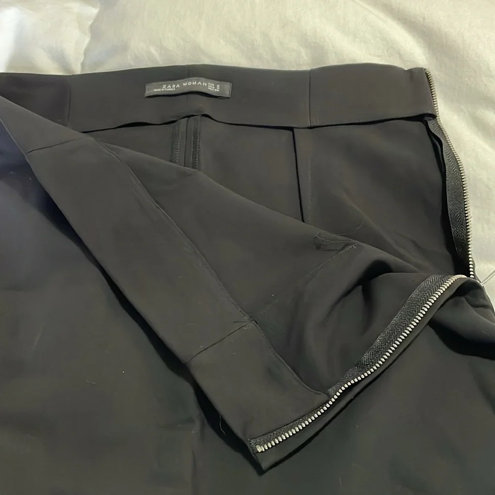 ZARA Woman | Basic | Pencil | Black Skirt | Side Zipper | Size S - Picture 10 of 15